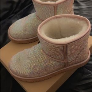 Swarovski Bling Pink Ugg Booties